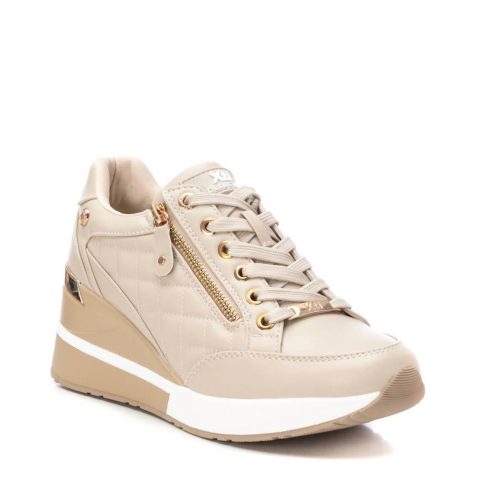 Women’s Wedge Sneakers In Beige 7764931280956