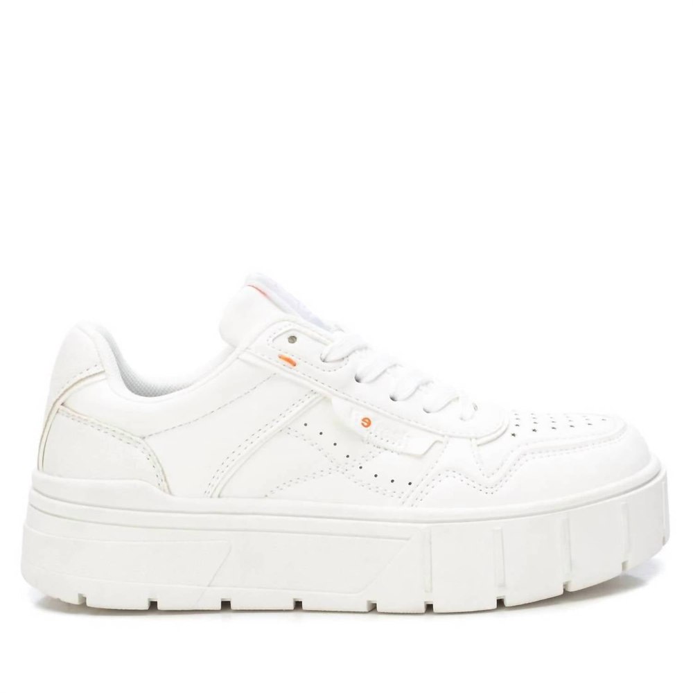 Women’s Double Rubber Sneakers In White 7764929675324