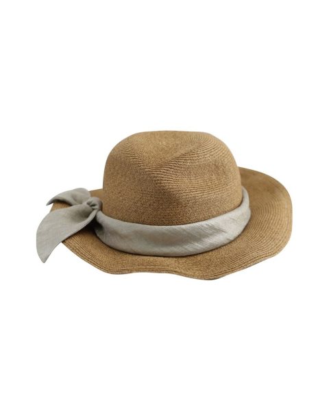 Eugenia Kim Brigitte Hat in Beige Paper