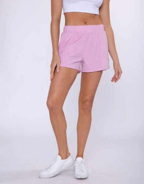 Athleisure Running Shorts In Pink 7764934361148