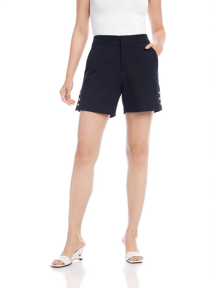 Button Up Short In Midnight 7764947468348