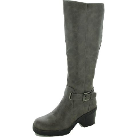Tempist Faux Leather Tall Knee-High Boots
