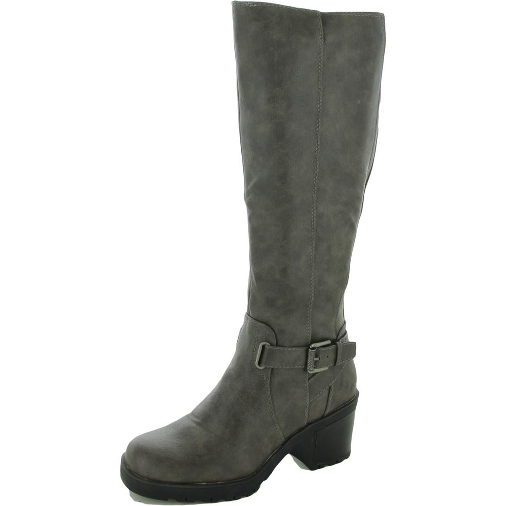 Tempist Faux Leather Tall Knee-High Boots