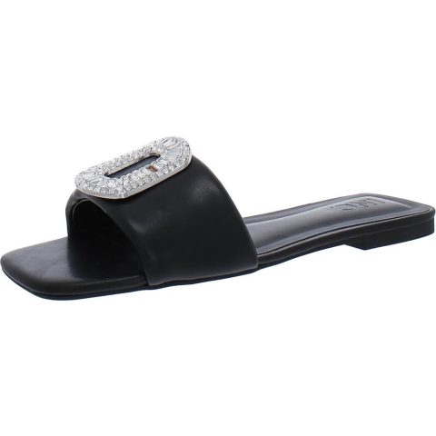 Paden Faux Leather Slide Sandals