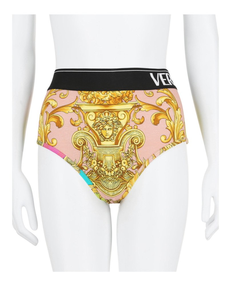 Borocco Goddess Print High Rise Brief 7670719578172