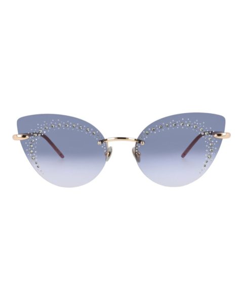 Cat Eye-Frame Metal Sunglasses 7670724296764