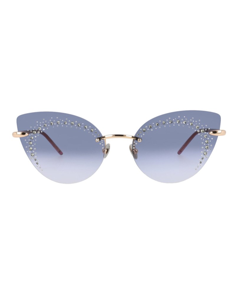 Cat Eye-Frame Metal Sunglasses 7670724296764