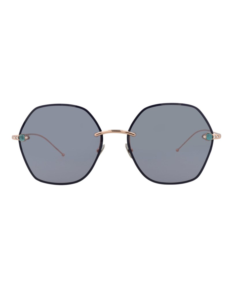 Round-Frame Metal Sunglasses 7670725083196