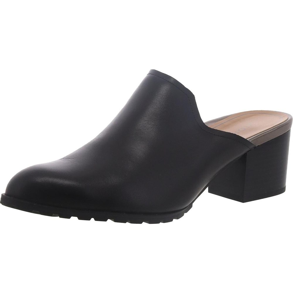 Claremont Leather Slip-On Mules