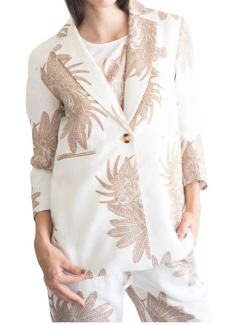 Greek Blazer In Tiger White 7764990132284