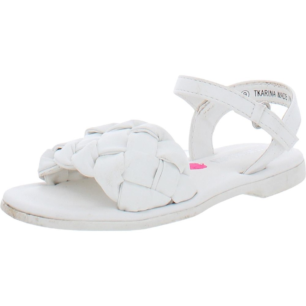 Karina Open Toe Flat Ankle Strap