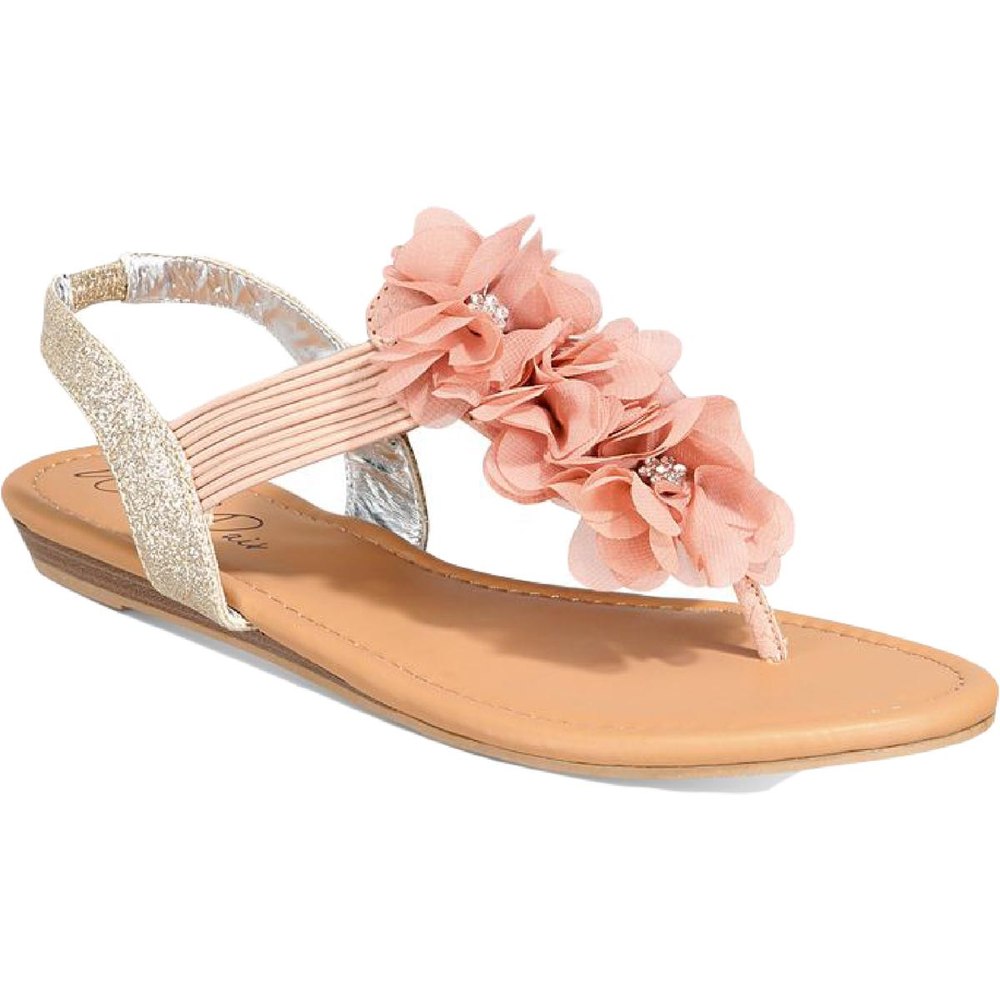 Sari Embellished Thong Sandals
