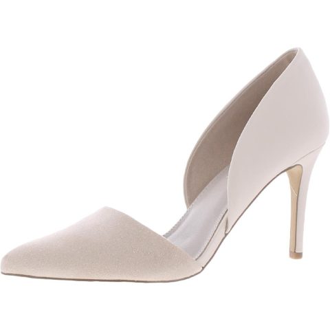 D’Orsay Suede Pointed Toe Pumps