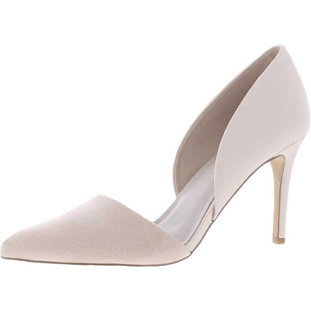 D’Orsay Suede Pointed Toe Pumps