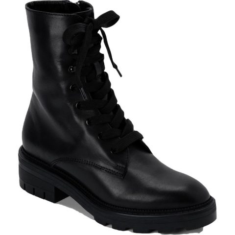 Lottie Zipper Lug Sole Combat & Lace-up Boots