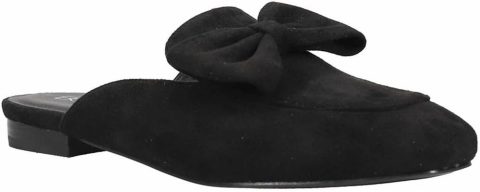 Women’s Hello Fall Mule In Black Suede