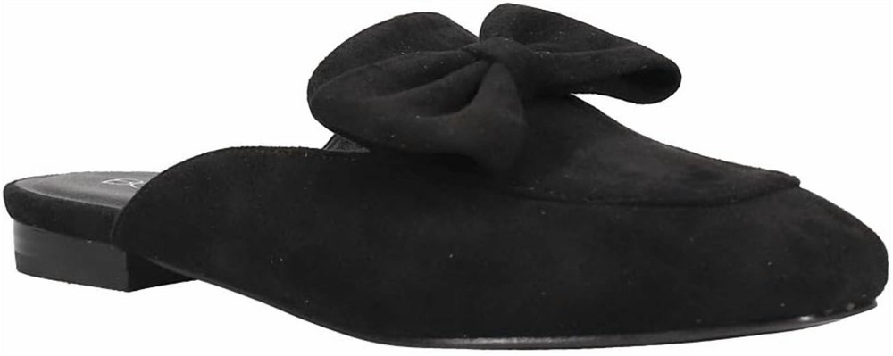 Women’s Hello Fall Mule In Black Suede