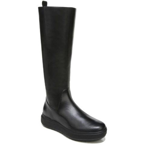 Torence Leather Wide Calf Knee-High Boots