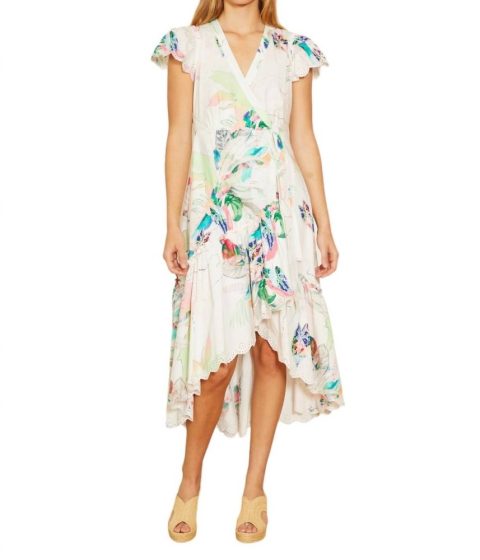 Catalina Dress In Belle Palm 7765004746812