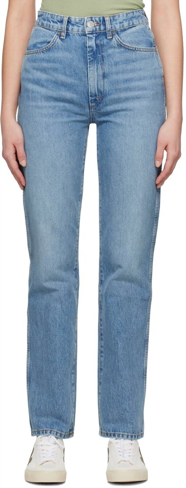 Women’s 70S Cigarette Jean In Blue Sea