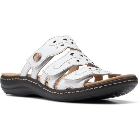 Laurieann Echo Leather Slip On Footbed Sandals