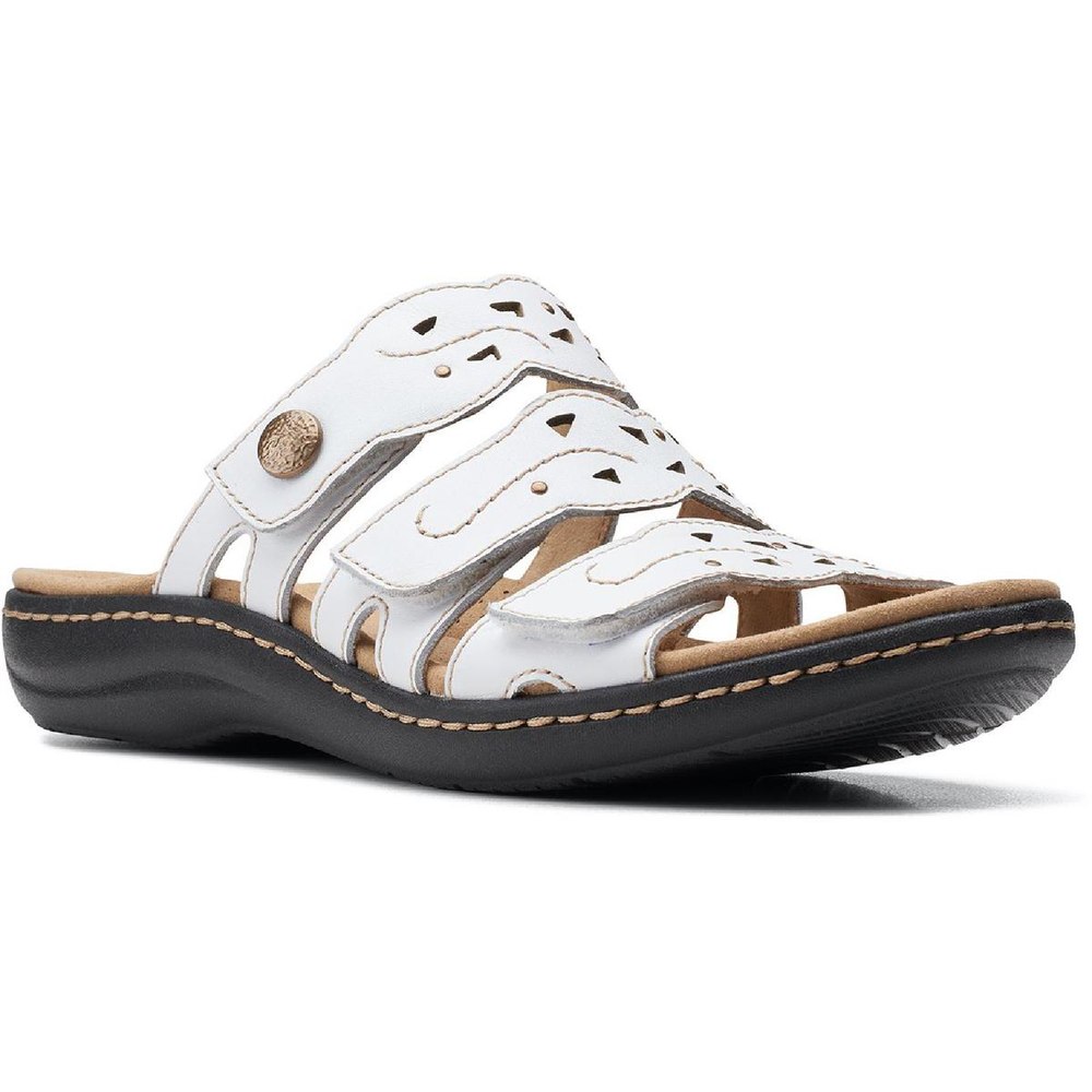 Laurieann Echo Leather Slip On Footbed Sandals