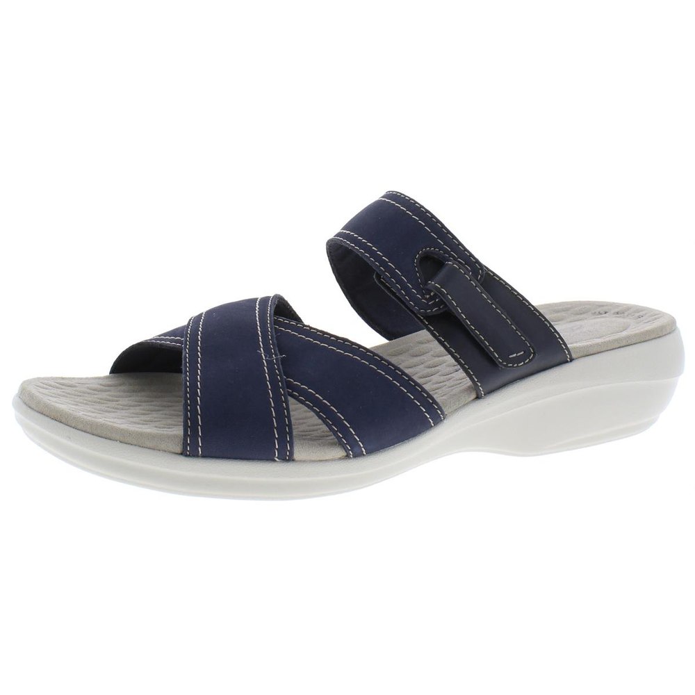 Alexis Art Patent Criss Cross Adjustable Slide Sandals