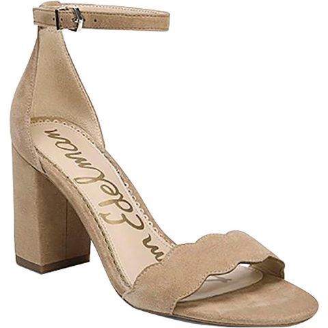 Odila Scalloped Heel Sandals