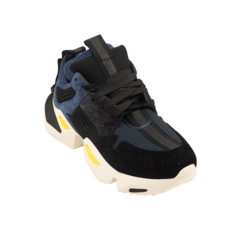 Unravel Project Mesh Suede Sneakers – Black/Navy