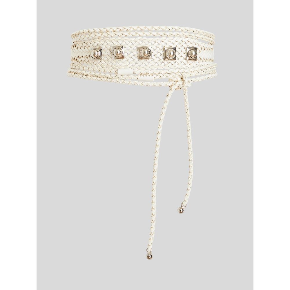 Woven Leather Crown Me Belt 7827450200124