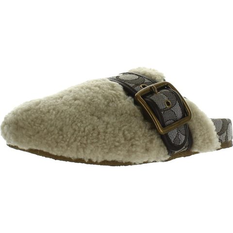 Shearling Clog Lamb Fur Slip On Clogs