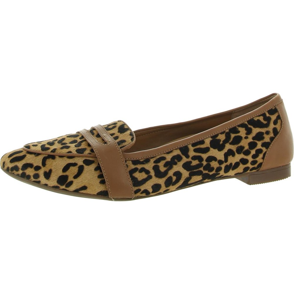 Savannah Calf Hair Arch Support Penny Loafers