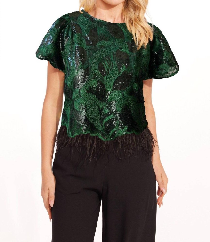 Arlen Absinthe Top In Christmas Green 7670800941116
