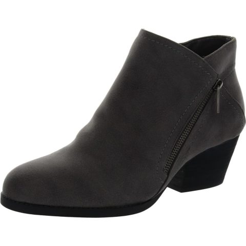 Bobbi Faux Suede Ankle Booties