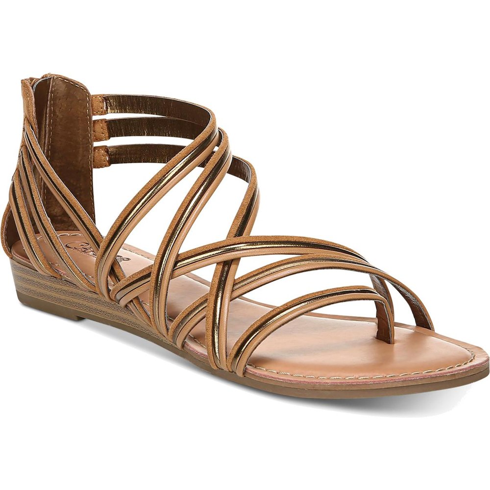 Amara 6 Metallic Strappy Flats