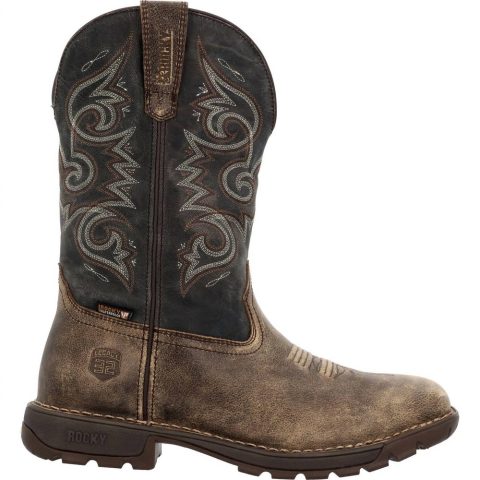 Men’s Legacy 32 Waterproof Pull-On Boot – Medium Width In Brown/gray 7765032927292
