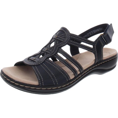 Lesia Janna Leather Slip On Strap Sandals