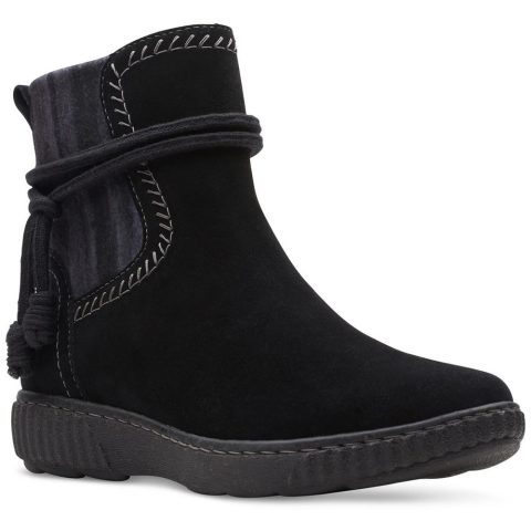 Caroline Lily Suede Booties