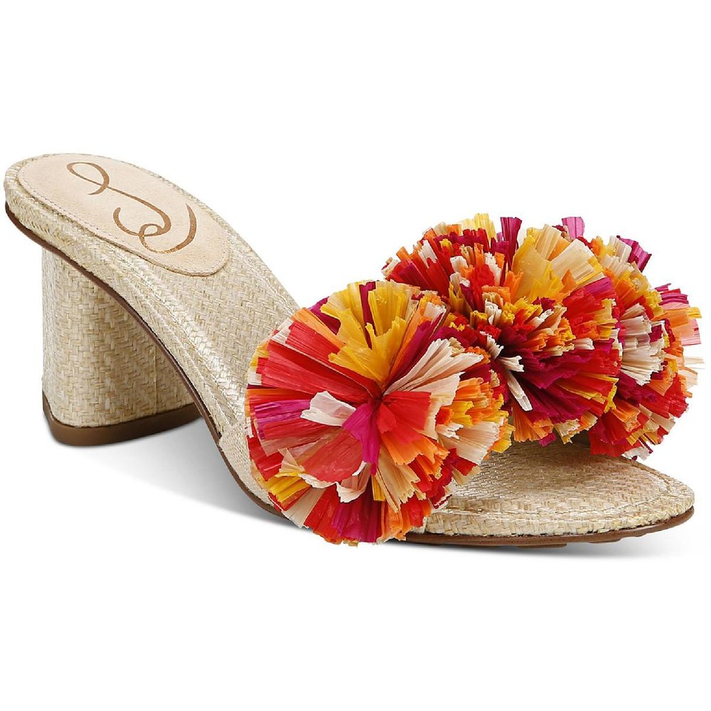Olia Pom Slide Heels