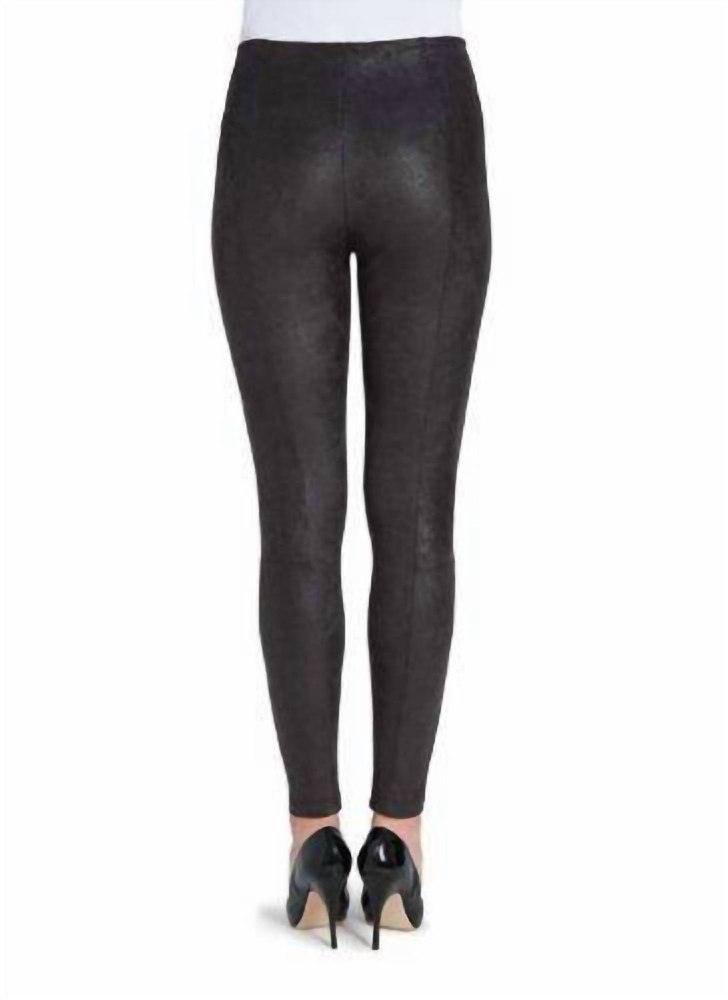 Buff Suede Legging -Xl In Black