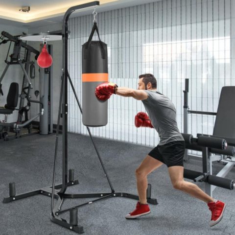 Heavy Duty Boxing Punching Stand With Heavy Bag 7672898453564