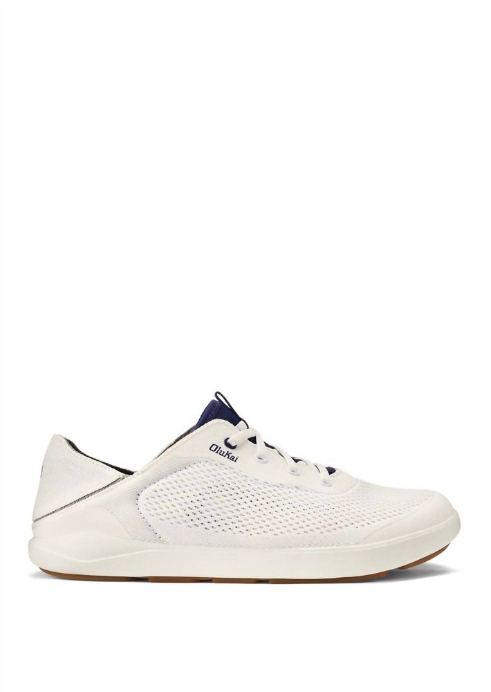Men’s Moku Pae Boat Shoe In Bright White/pacifica