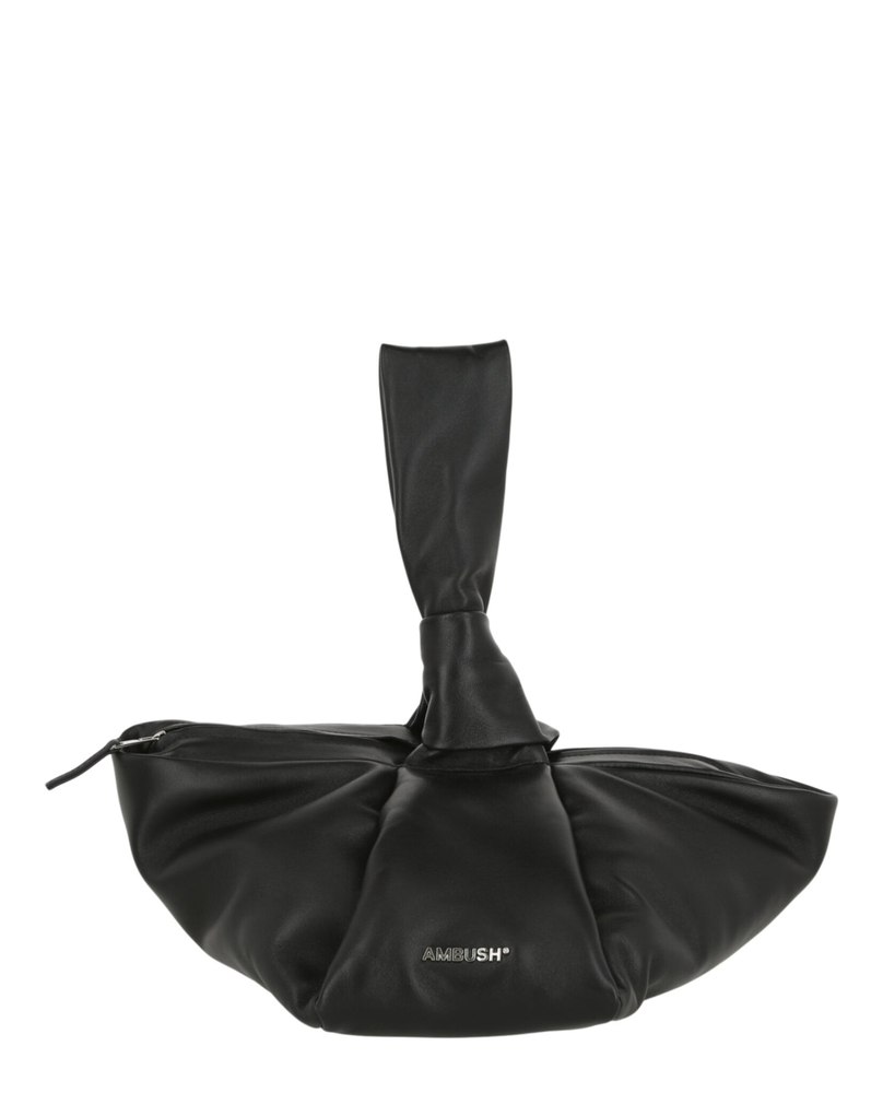 Twist Top Leather Clutch 7765066154044