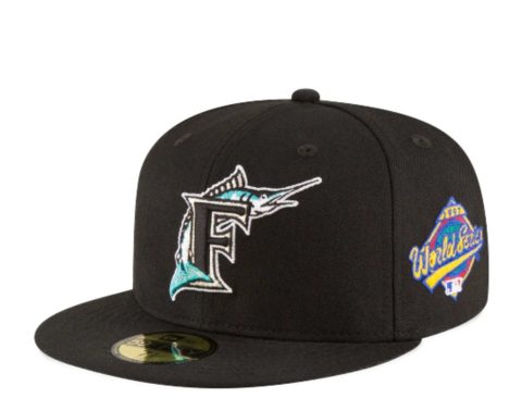 New Era 59Fifty MLB Florida Marlins 1997 World Series Black Fitted Hat 11783655 7676473933884