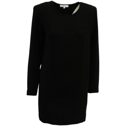 IRO Long Sleeve Shift Dress in Black Polyester 7765062910012