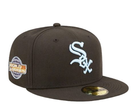 New Era 59Fifty MLB Chicago White Sox Cloud Under Black Fitted Hat 60243791 7676475211836