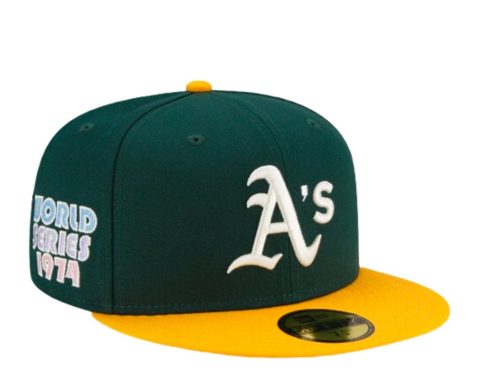 New Era 59Fifty MLB Oakland Athletics Pop Sweat Grn/Purple Fitted Hat 60243525 7676475375676
