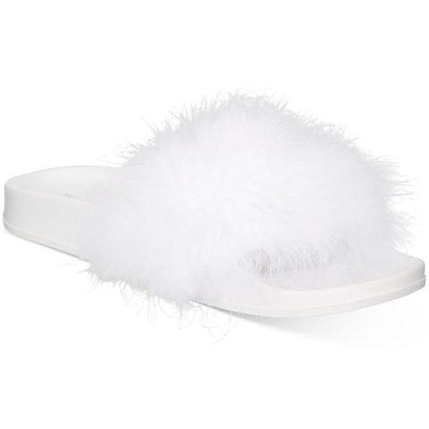 Turkey Feathers Feathers Slide Sandals