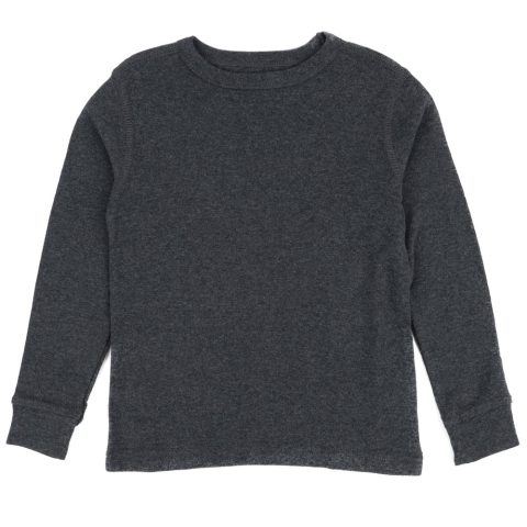 Kids Long Sleeve T-Shirt Neutral Solid Color