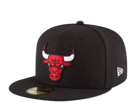 New Era 59Fifty NBA Chicago Bulls Alternate Black/Red Fitted Hat 70343698 7676482814012